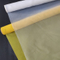 6T-180T 65 `` tela de atornillado poliéster serigrafía rollo de tela de malla 30 o 50 metros / yardas color blanco / amarillo